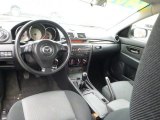 2008 Mazda MAZDA3 i Touring Sedan Black Interior