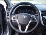 2014 Hyundai Accent SE 5 Door Steering Wheel