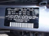 2014 Accent Color Code for Triathlon Gray - Color Code: N9S