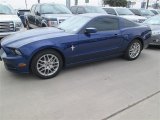 2014 Deep Impact Blue Ford Mustang V6 Premium Coupe #91642812