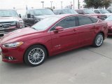 2014 Ruby Red Ford Fusion Hybrid SE #91642811