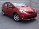 2014 Toyota Prius v Barcelona Red Metallic