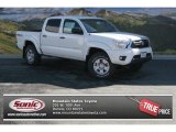 2014 Super White Toyota Tacoma V6 TRD Double Cab 4x4 #91642663