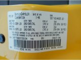 2006 PT Cruiser Color Code for Solar Yellow - Color Code: PYH