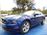 2014 Deep Impact Blue Ford Mustang GT Premium Coupe #91642898