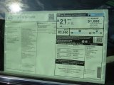 2014 Nissan Quest 3.5 LE Window Sticker