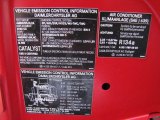 2004 Mercedes-Benz SL 500 Roadster Info Tag