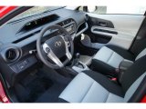 2014 Toyota Prius c Hybrid Two Light Blue Gray/Black Interior
