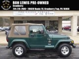 2000 Forest Green Pearl Jeep Wrangler Sahara 4x4 #91704090