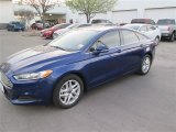 2014 Deep Impact Blue Ford Fusion SE EcoBoost #91703992