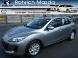 2012 Liquid Silver Metallic Mazda MAZDA3 i Grand Touring 5 Door #91776583