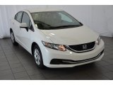 2014 White Orchid Pearl Honda Civic LX Sedan #91776526