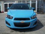 2014 Cool Blue Chevrolet Sonic LT Hatchback #91810958