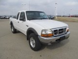 1999 Ford Ranger XLT Extended Cab 4x4 Front 3/4 View