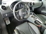 2015 Audi TT S 2.0T quattro Coupe S Black Baseball-optic Leather Interior