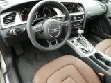 2014 Audi A5 2.0T quattro Coupe Chestnut Brown Interior