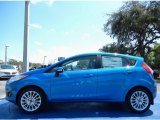 Blue Candy Ford Fiesta in 2014