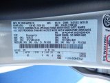 2014 Fiesta Color Code for Ingot Silver - Color Code: UX