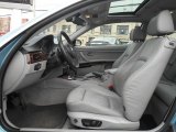 2008 BMW 3 Series 328i Coupe Gray Interior