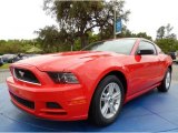 2014 Race Red Ford Mustang V6 Coupe #91893290