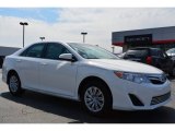 2014 Super White Toyota Camry LE #91893383