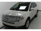 White Platinum Tri-Coat Ford Edge in 2009
