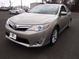 2014 Champagne Mica Toyota Camry XLE #91942677