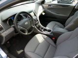 2014 Hyundai Sonata Hybrid Limited Gray Interior
