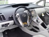 2014 Toyota Prius Three Hybrid Misty Gray Interior