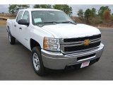 2014 Summit White Chevrolet Silverado 3500HD WT Crew Cab 4x4 #91943036