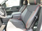 2014 Ford F150 FX4 SuperCrew 4x4 FX Appearance Black Leather/Alcantara Interior