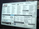 2014 GMC Sierra 1500 Denali Crew Cab 4x4 Window Sticker