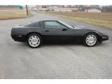 Black Chevrolet Corvette in 1996