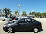 Charcoal Gray Hyundai Accent in 2010