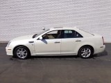 White Diamond Tricoat Cadillac STS in 2009