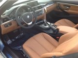 2014 BMW 4 Series 435i Convertible Saddle Brown Interior