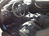 2014 BMW 4 Series 435i Coupe Black Interior