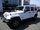 2011 Bright White Jeep Wrangler Unlimited Mojave 4x4 #92138561