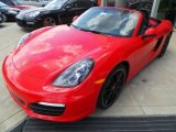 Guards Red Porsche Boxster in 2014