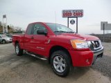 2010 Red Alert Nissan Titan SE King Cab 4x4 #92138689