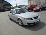 Silver Metallic Saab 9-5 in 2007