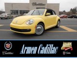 2013 Yellow Rush Volkswagen Beetle 2.5L Convertible #92194211