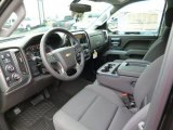 2015 Chevrolet Silverado 2500HD LT Double Cab 4x4 Jet Black Interior