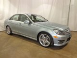 2013 Diamond Silver Metallic Mercedes-Benz C 300 4Matic Sport #92194226