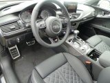 2014 Audi S7 Prestige 4.0 TFSI quattro Black Valcona w/Diamond Contrast Stitching Interior