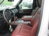 2014 Ford Expedition EL King Ranch King Ranch Red (Chaparral) Interior