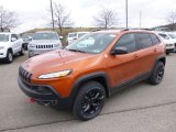 2014 Jeep Cherokee Mango Tango Pearl Coat