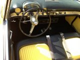 1955 Ford Thunderbird Convertible Black/Yellow Interior
