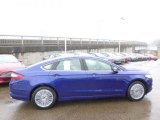 2014 Deep Impact Blue Ford Fusion SE EcoBoost #92265031