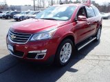 2013 Crystal Red Tintcoat Chevrolet Traverse LT AWD #92264897